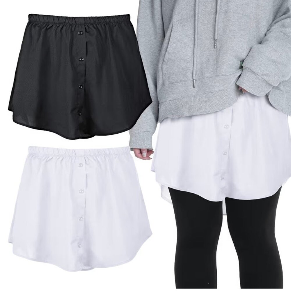 Black Shirt Extender for Layering